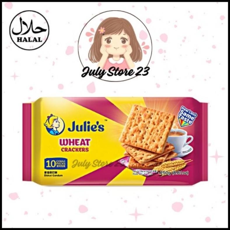 

Julie'S Wheat Crackers | Julies Biskuit Gandum 250 G