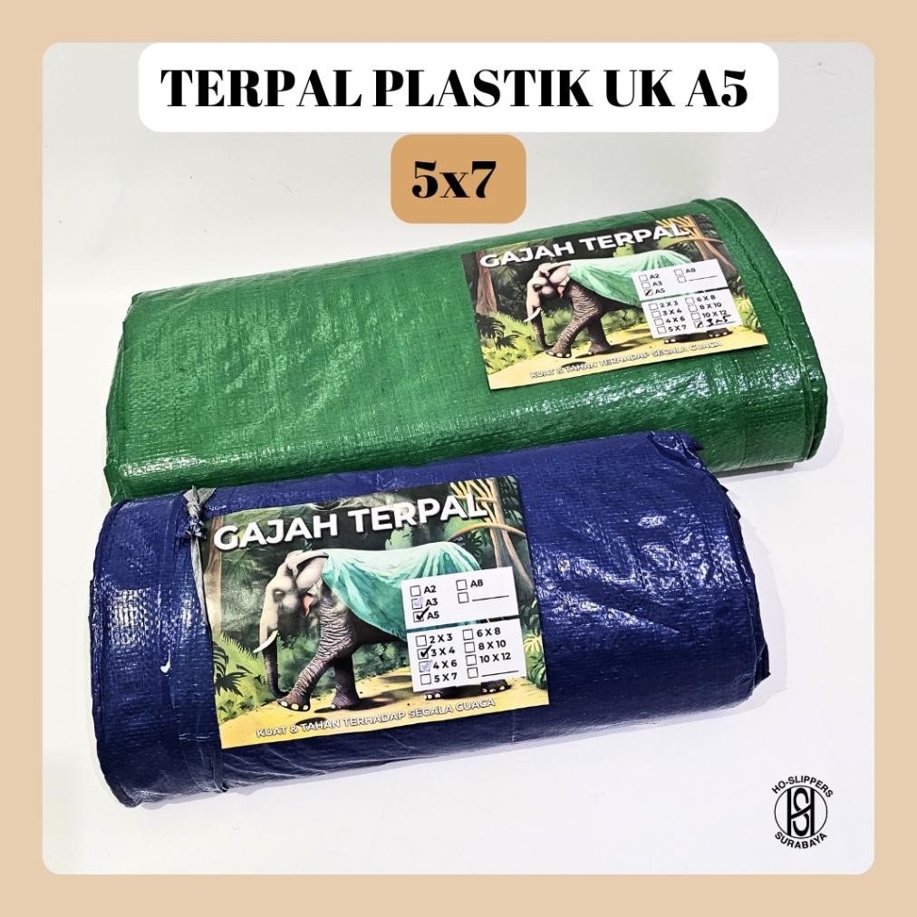 Terpal Plastik A5 Uk 5X7  / Terpal Plastik / Terpal A5