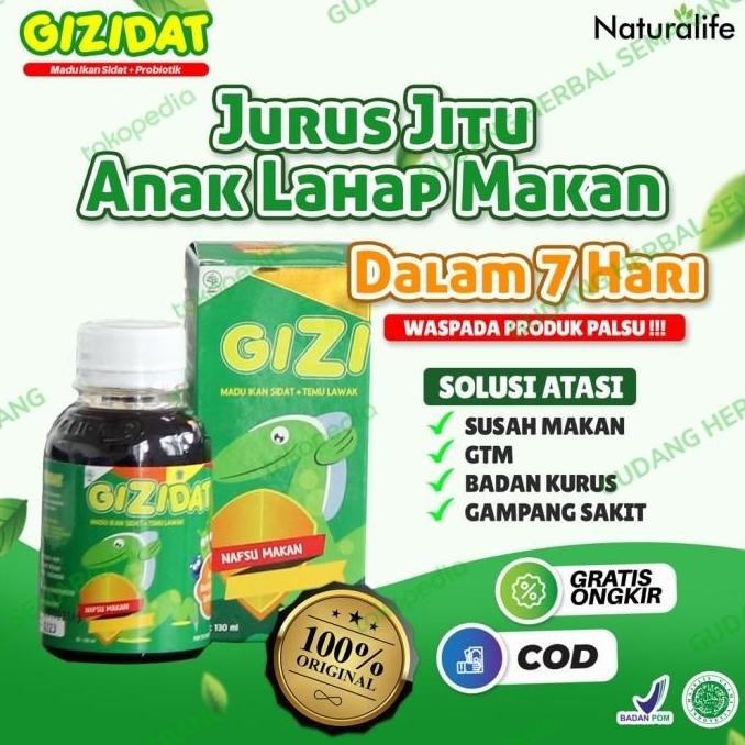 

TERMURAH GIZIDAT ORIGINAL MADU PENAMBAH NAFSU MAKAN ANAK TERBAIK BPOM