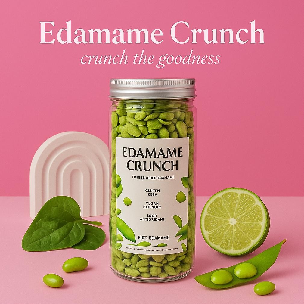 

Edamame Crunch 350 Ml - Edamame Renyah - Tinggi Vitamin Dan Antioksidan