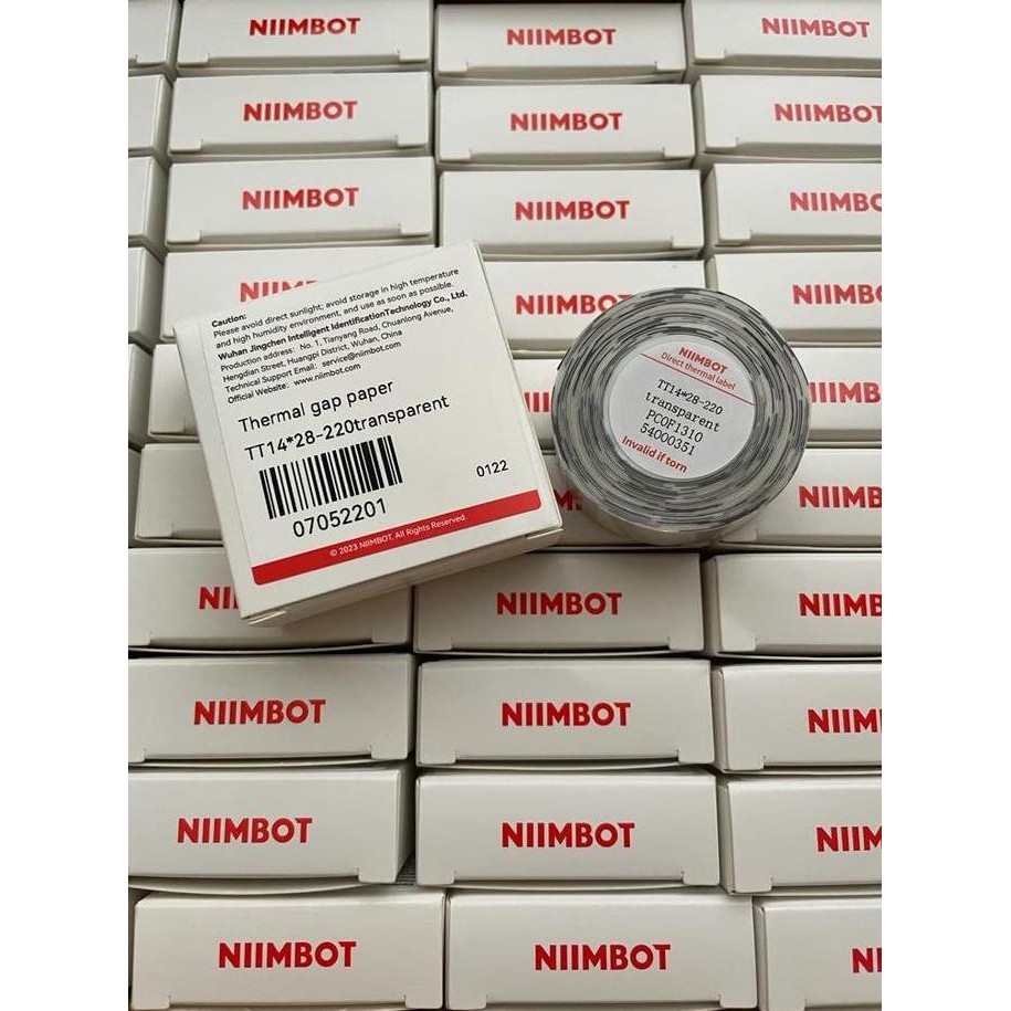 Sale Stiker Label Transparan NIMBOT D11 D101 D110 Thermal Clear Label Original