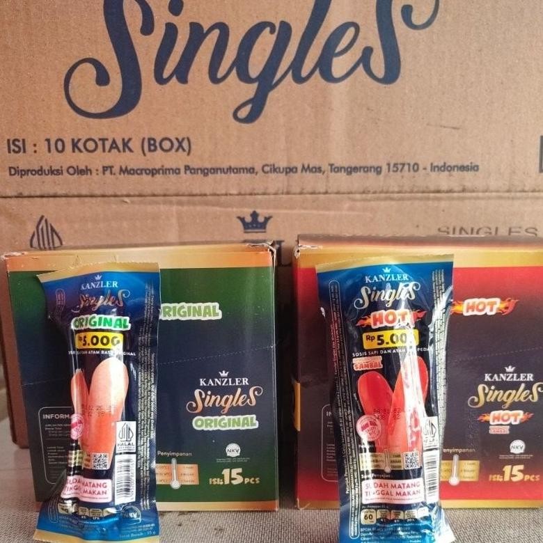 

1 Box Kanzler Singles Sosis 35Gr Isi 15 Pcs 1 Box