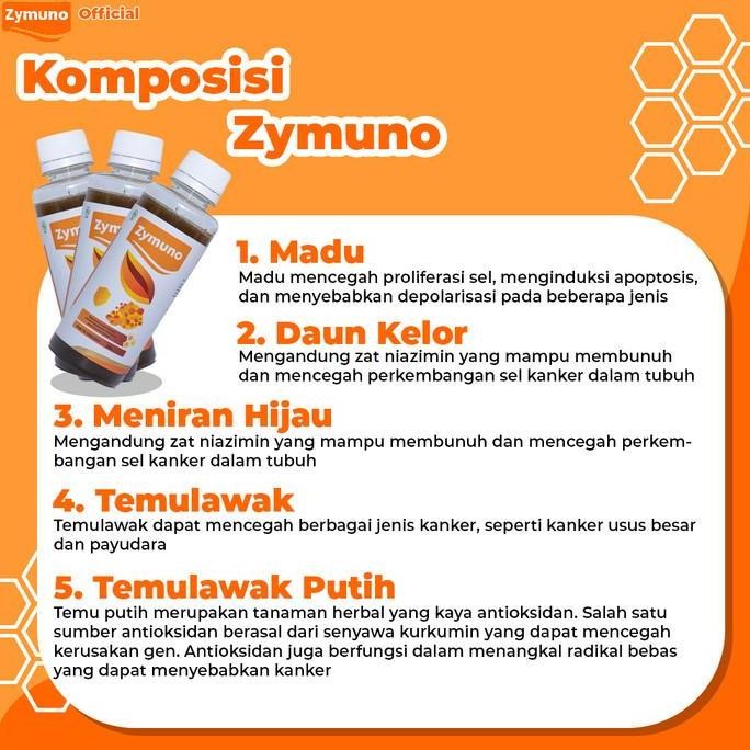 

Zymuno Madu Herbal Asli Cegah Kanker Secara Alami - 1 Botol
