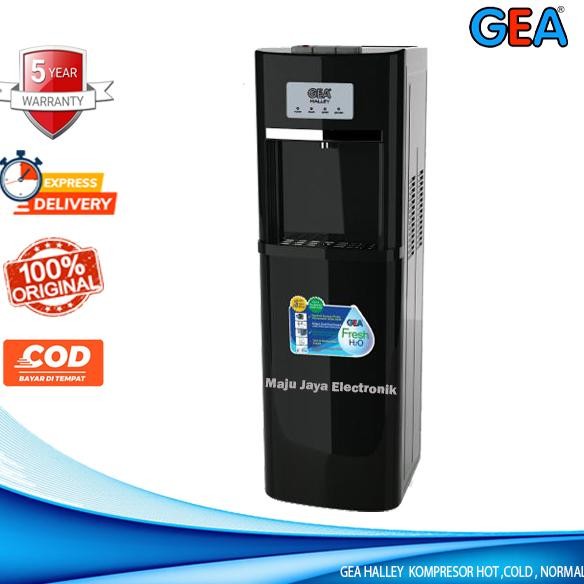 Dispenser Galon Bawah GEA Halley Kompresor Panas, Dingin dan Normal