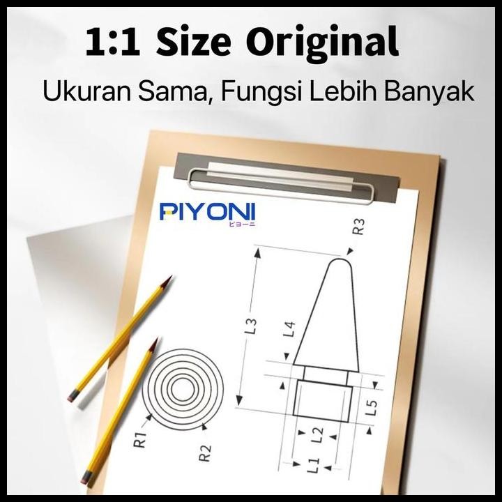 

Terlaris Piyoni 2B 2H Soft Apple Pencil Replacement Tip Nib Gen 1 & Gen 2 Best Seller