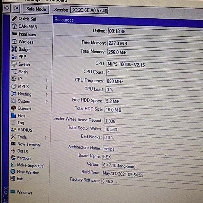 Jual Mikrotik Hex  Rb750Gr3 Kondisi Second Normal New Stok