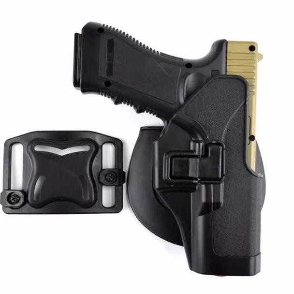DISKON BULAN INI HOLSTER GLOK pinggang / holster glok 17.19.22 /sarung glok pinggang