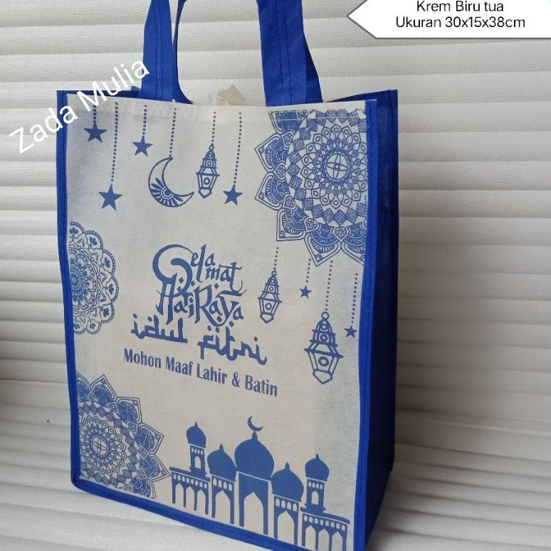 

TERLARIS!! gs-56 12 Pcs Tas Parcel Lebaran Besar Ukuran 30x15x40 Cm, Hampers Hari Raya Idul Fitri Goodie Bag Lebaran Sale Berkualitas