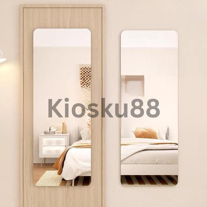 Cermin Gantung Full Body Cermin Aesthetic Cermin Dinding Cermin Full Body Frameless Cermin Gantung A