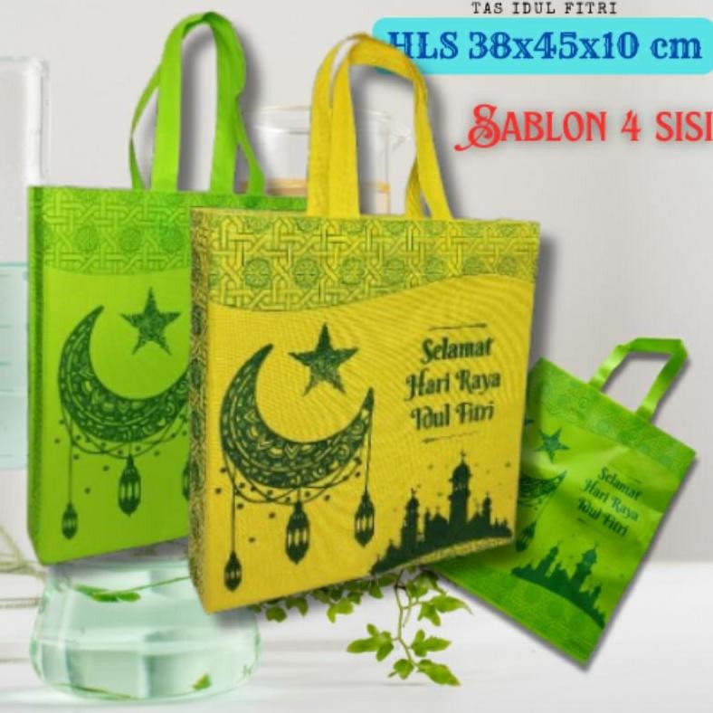 

GB29 qw-7 ( 12 pcs) Tas LEBARAN IDUL FITRI PREMIUM , tas idul fitri,tas hampers lebaran, goodie bag,tas spunbond Murah Termurah