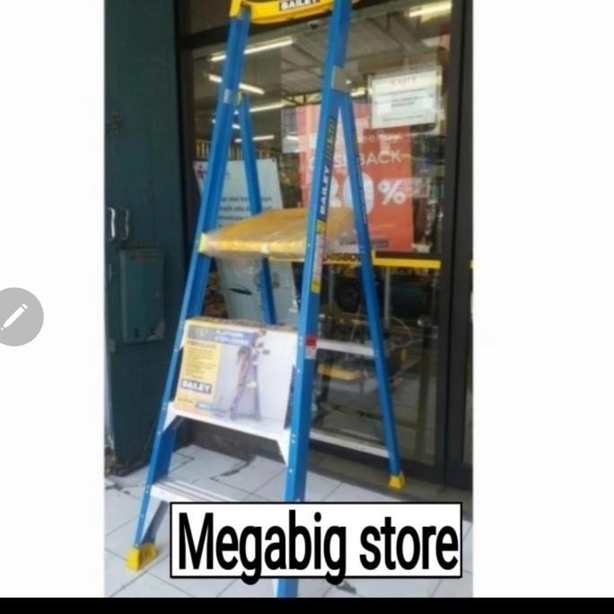 ready Ladder PODIUM FIBERGLASS Krisbow 1.2 Meter 4FT Tangga 1.2M 4 Feet Ori