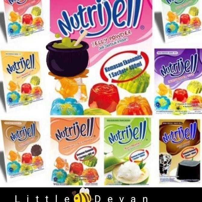 

LM nutrijell bubuk jelly instan kemasan ekonomis 10gr