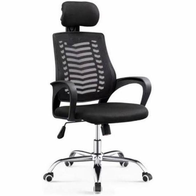 KURSI JARING || KURSI KANTOR || KURSI MANAGER KAKI STAINLIS W5