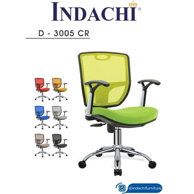 Kursi Kantor / Kursi Kerja Ergonomis Indachi D 3005 (model jaring)