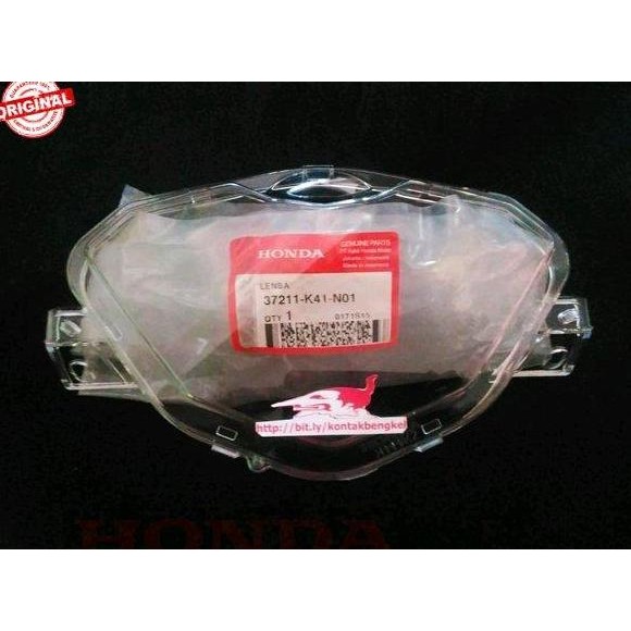 Terlaris Lens Mika Speedometer Motor Honda Supra X 125 Fi 37211K41N01 Dijamin Asli Honda Ready Stok