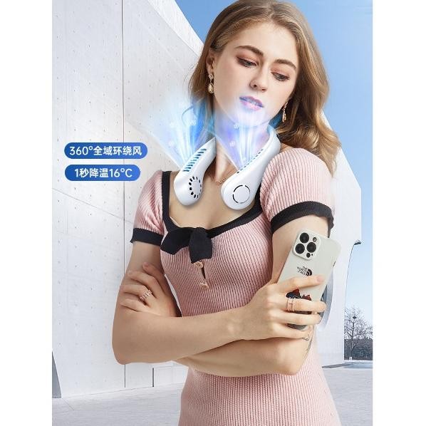 [Promo.. Kipas Leher /Kipas Angin Leher / Kipas Angin Gantung Leher/ Mini Fan Neck Elektrik / Kipas 