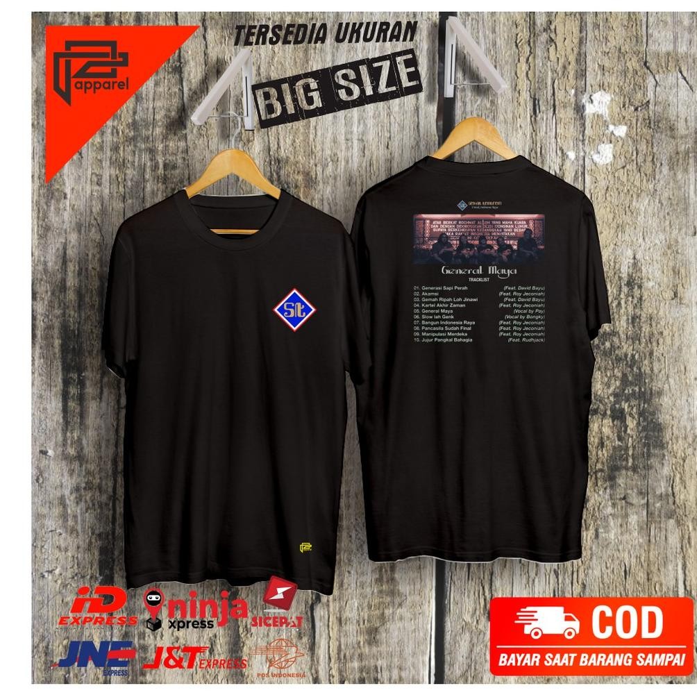 Promo Kaos Pria General Maya Akamsi Terbaru Atasan Pakaian Big Size Jumbo
