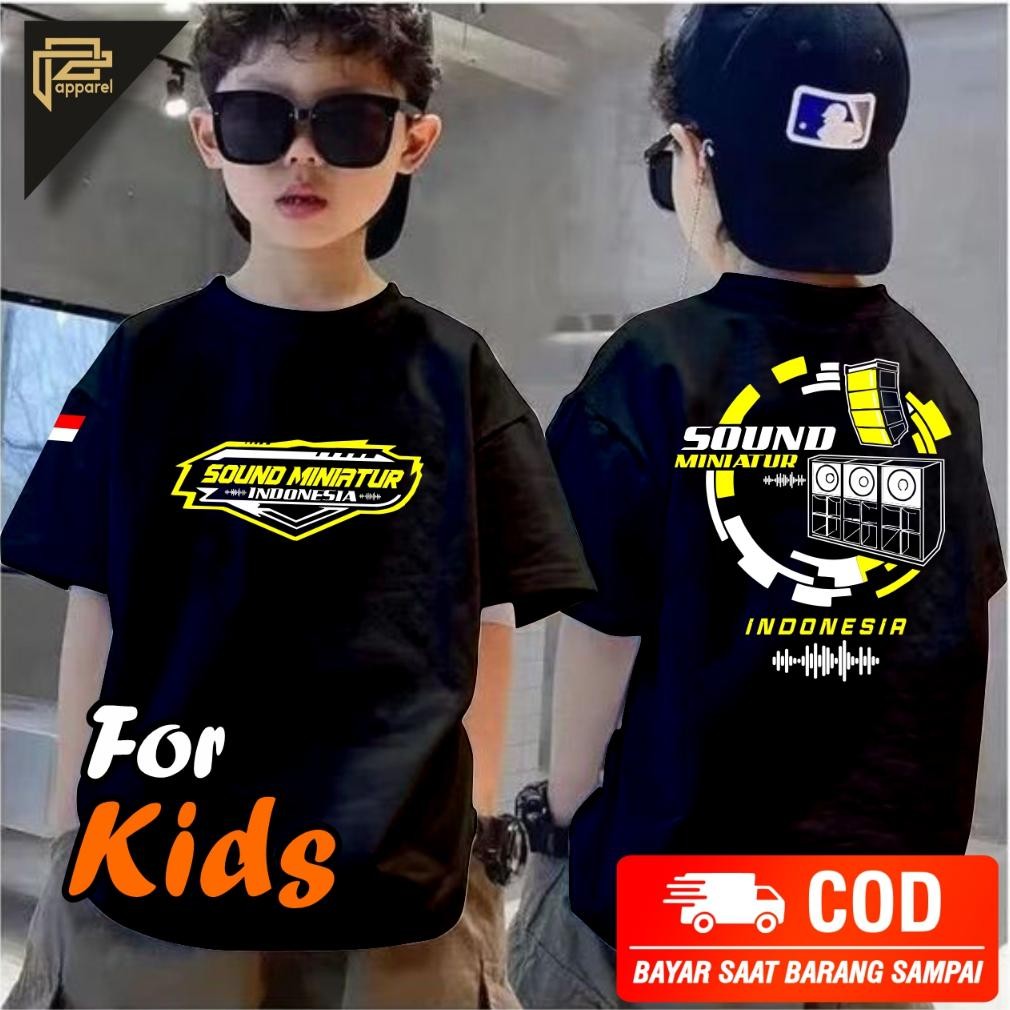 Promo Baju Anak Sound Miniatur Sound System Audio Bahan Adem
