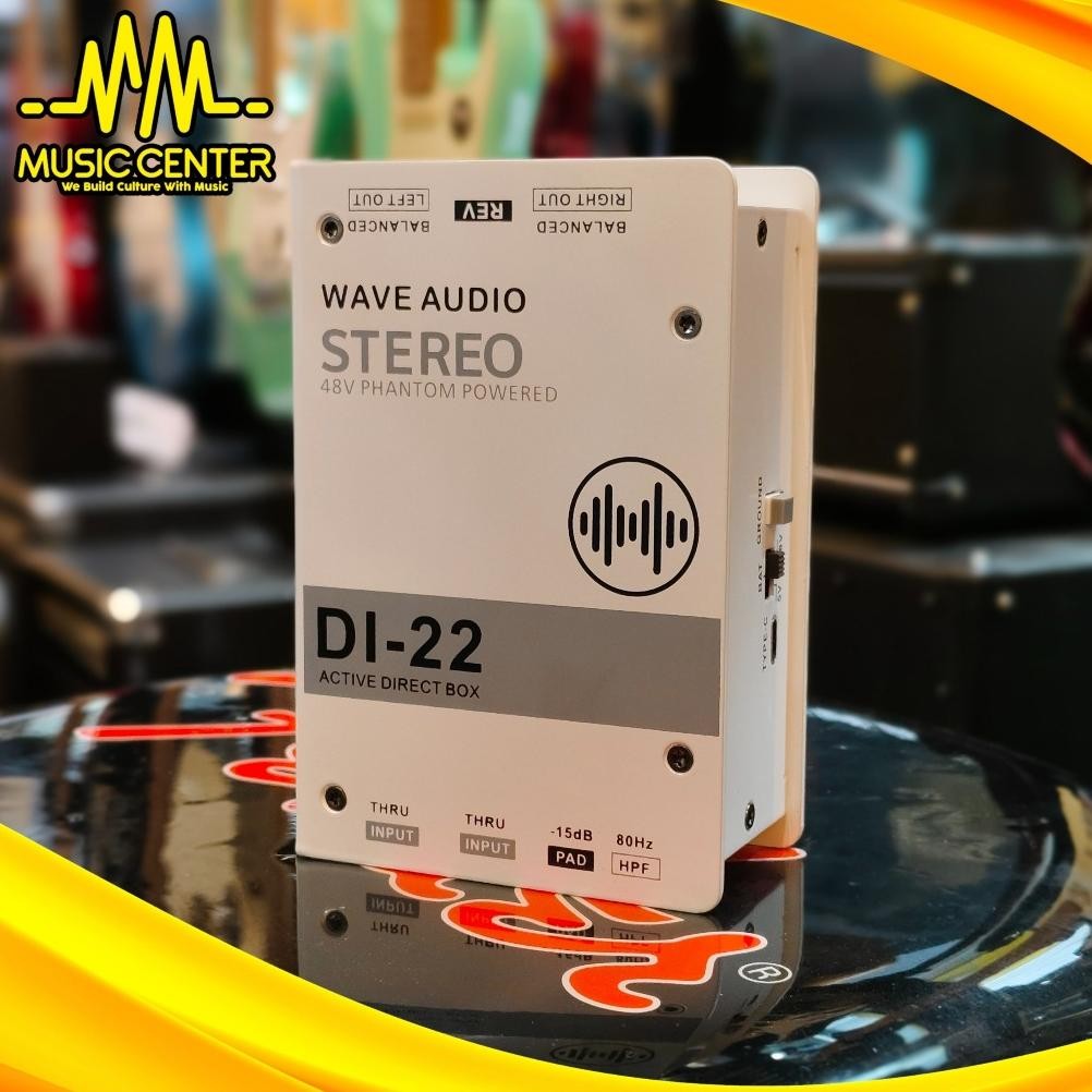 Wave Audio DI22 Active Stereo Direct Box DiM