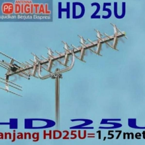 Antena Antene Antenna Digital Pf Hd-U25 Hd U25 For Stb Uhf Phf