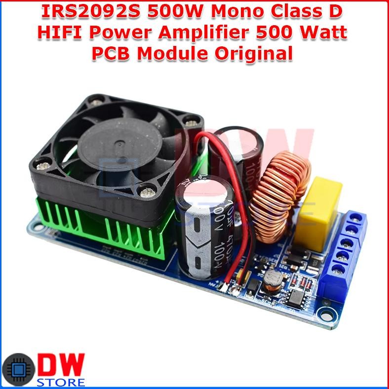 IRS2092 IRS2029S IRS 2092 Mono 500W Power Amplifier HiFi Class D Amplifier High Power IRS 2092S DiM
