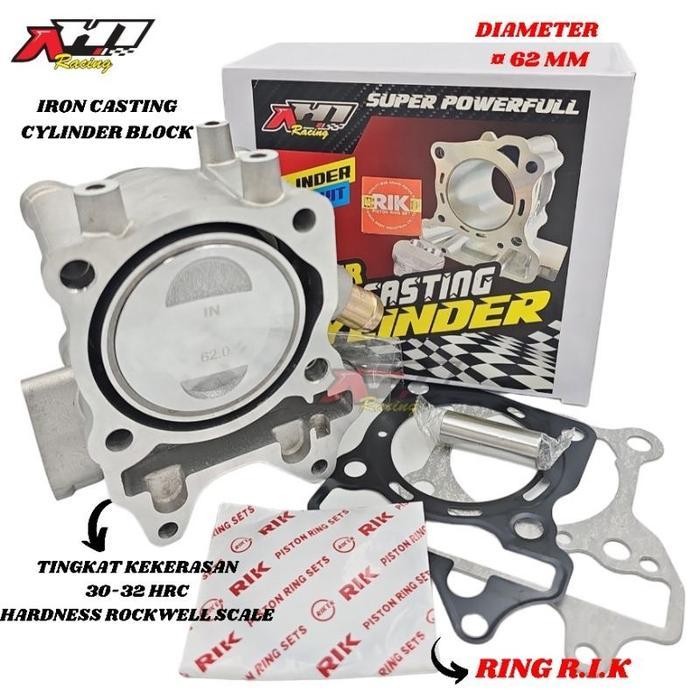 Boring Block Blok Seher Bore Up Vario 125 150 Pcx 150 62 Mm 62Mm Original Dan Terpercaya