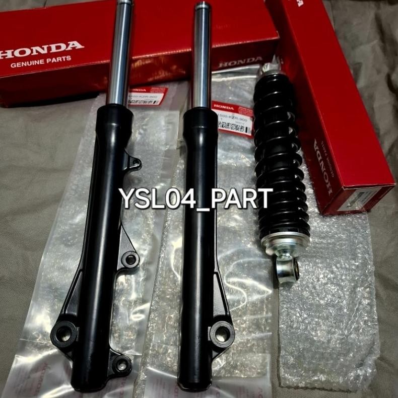 AS SHOCK DEPAN PLUS SHOCKBREKER BELAKANG (KZL-K25) BEAT FI BEAT POP VARIO 125 SCOOPY FI SPACY FI ORI