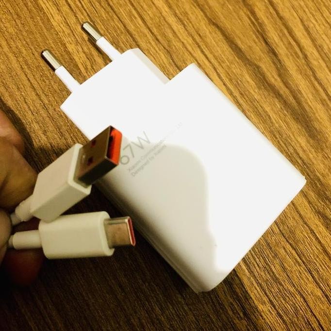 New Charger Kepala Adaptor Xiaomi 67W Original Copotan POCO X3 GT Turbo Fast Charging