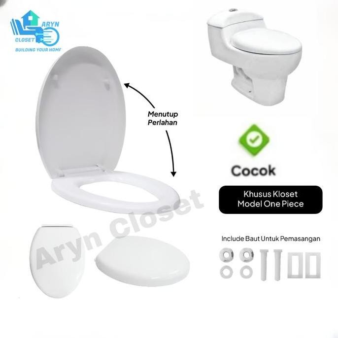 Tutup Closet Duduk / Cover Closet / Untuk Toto Model Kodok