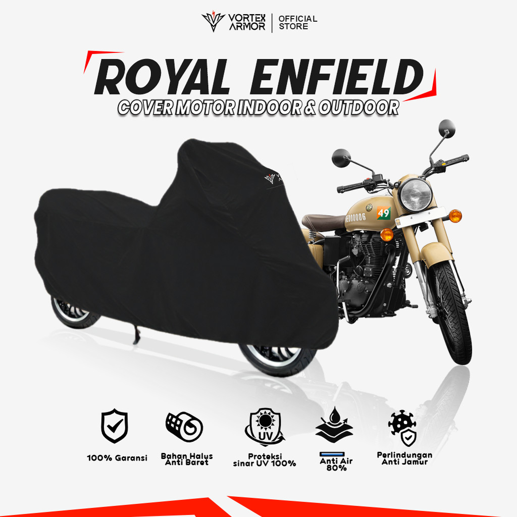 Cover Motor Royal Enfield All type / Sarung Motor Royal Enfield / Tutup Royal Enfield
