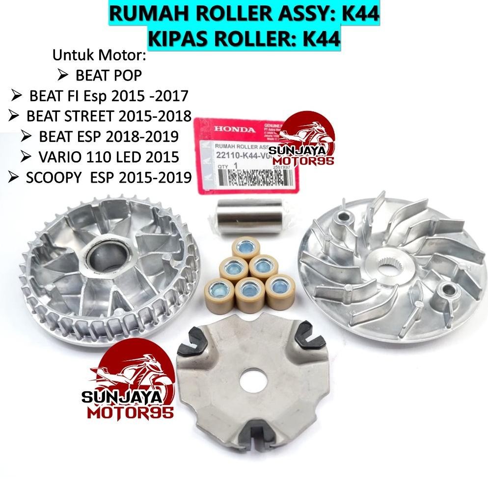 Rumah Roller Assy+Kipas Lawan Rumah Roller Beat Pop New Fi BEat fi eSP Vario 110Fi eSP Scoopy eSP K4