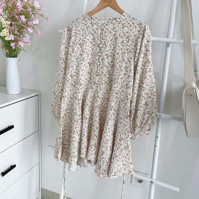 HANA BLOUSE | Long hana | blouse motif lucuu| floral blouse