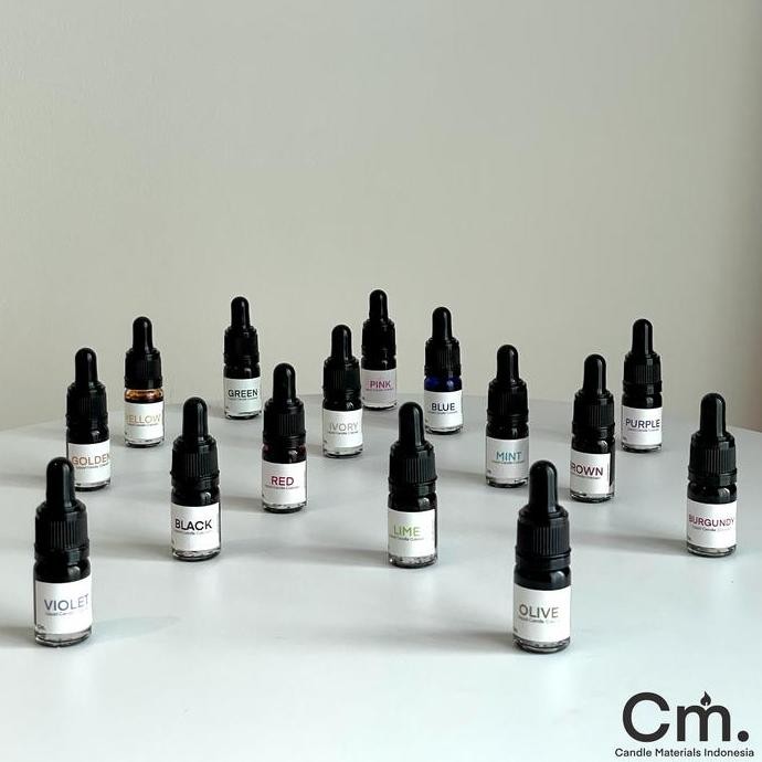 

TERBARU Candle Liquid Colorant Dye - Pewarna Lilin Cair