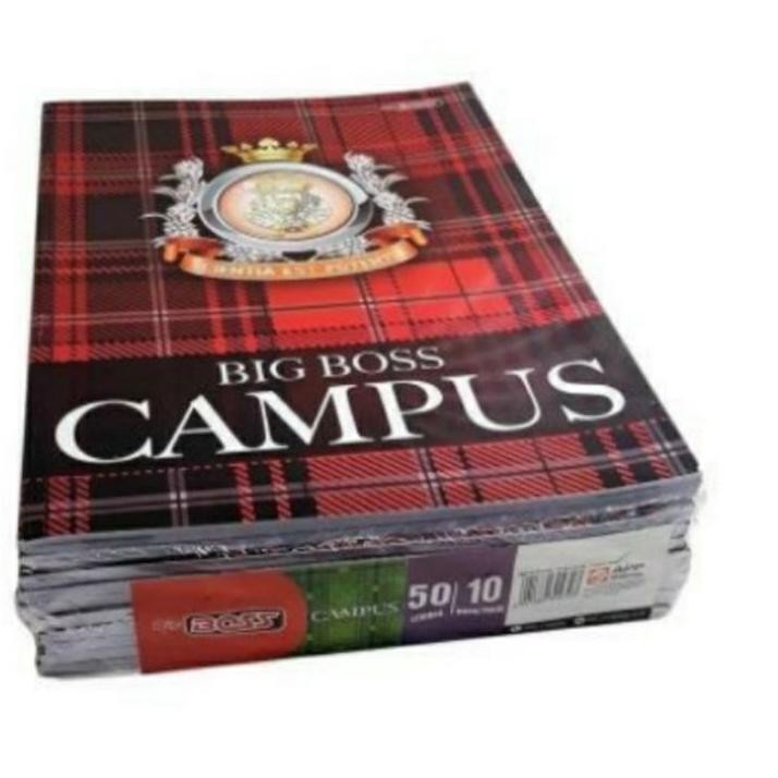 

Buku Tulis Bboss Campus 50 Sinar Dunia 50 Lembar 1 Pak 10 Buku