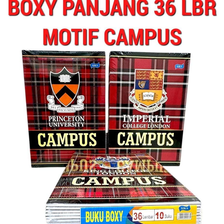 

Buku Tulis Bbos Boxy 36 Lembar Isi 10 Buku Random