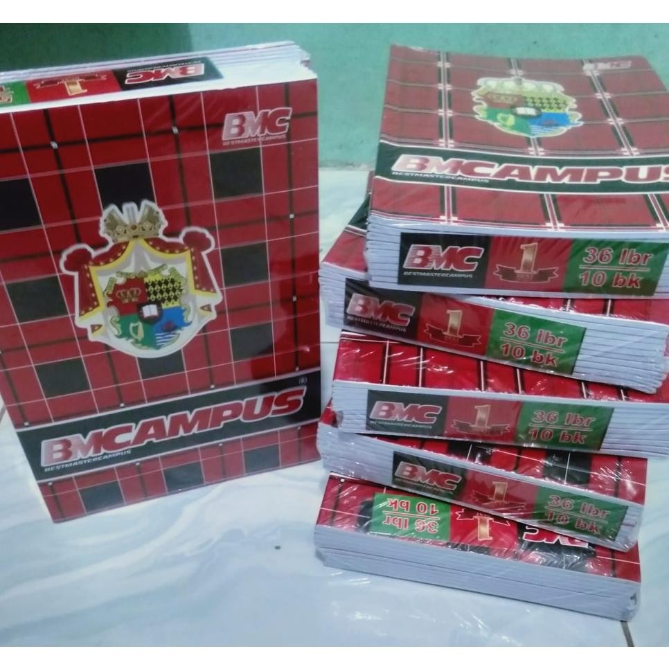 

Buku Tulis Bm Campus 50 Lembar 36 Lembar Isi 1 Pak Buku 10 Pcs
