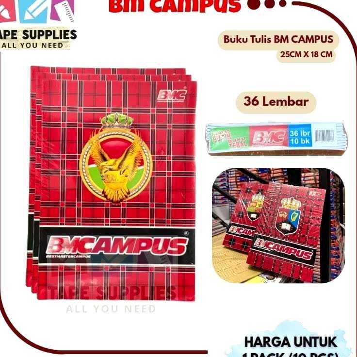 

Buku Tulis Campus Me Bmc 36.