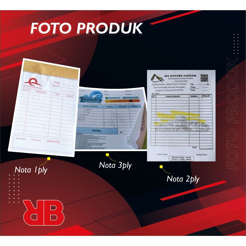 

NOTA CUSTOM MURAH MALANG