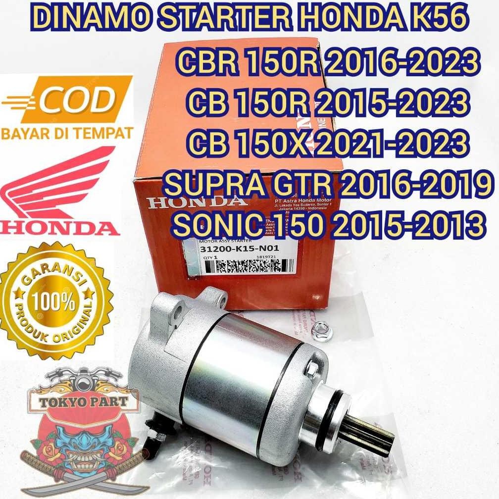 DINAMO STATER ASSY ORI HONDA K56 KUALITAS ASLI ORIGINAL HONDA SUDAH PASTI PRESISI HALUS BUNYI NYA, T