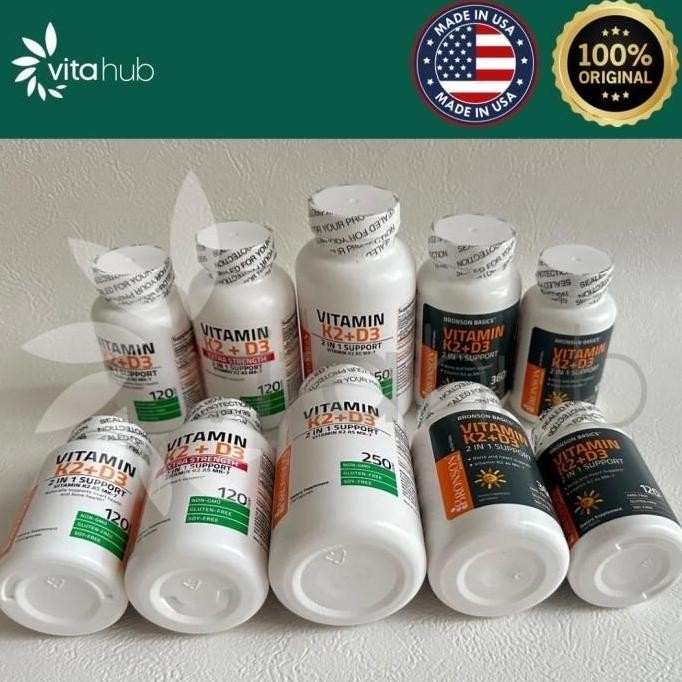 Vitamin K2 D3 Bronson 5000IU / Extra Strength 10000IU
