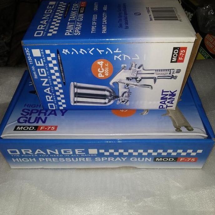 Spet Orange / Praygun F75 Tabung Atas Orange