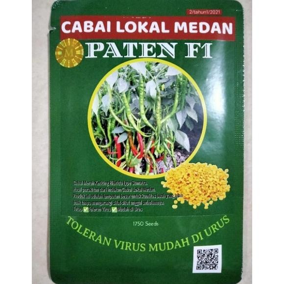 Benih Cabe Merah Keriting Hibrida PATEN F1 10gr Toleran Virus - Bibit Cabe PATEN F1 - Cabai Cmk Pate