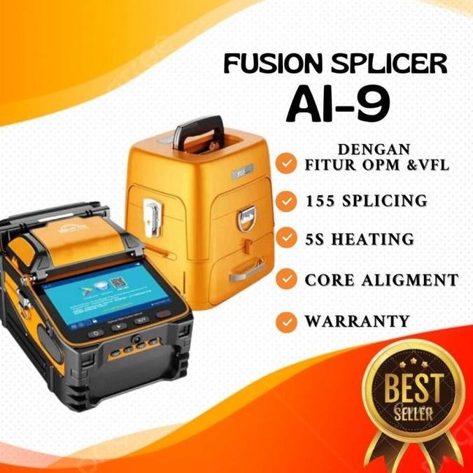 Ai9 Fiber Fusion Splicer Ai9 Splicing Ai9 Merk Signalfire New Stok