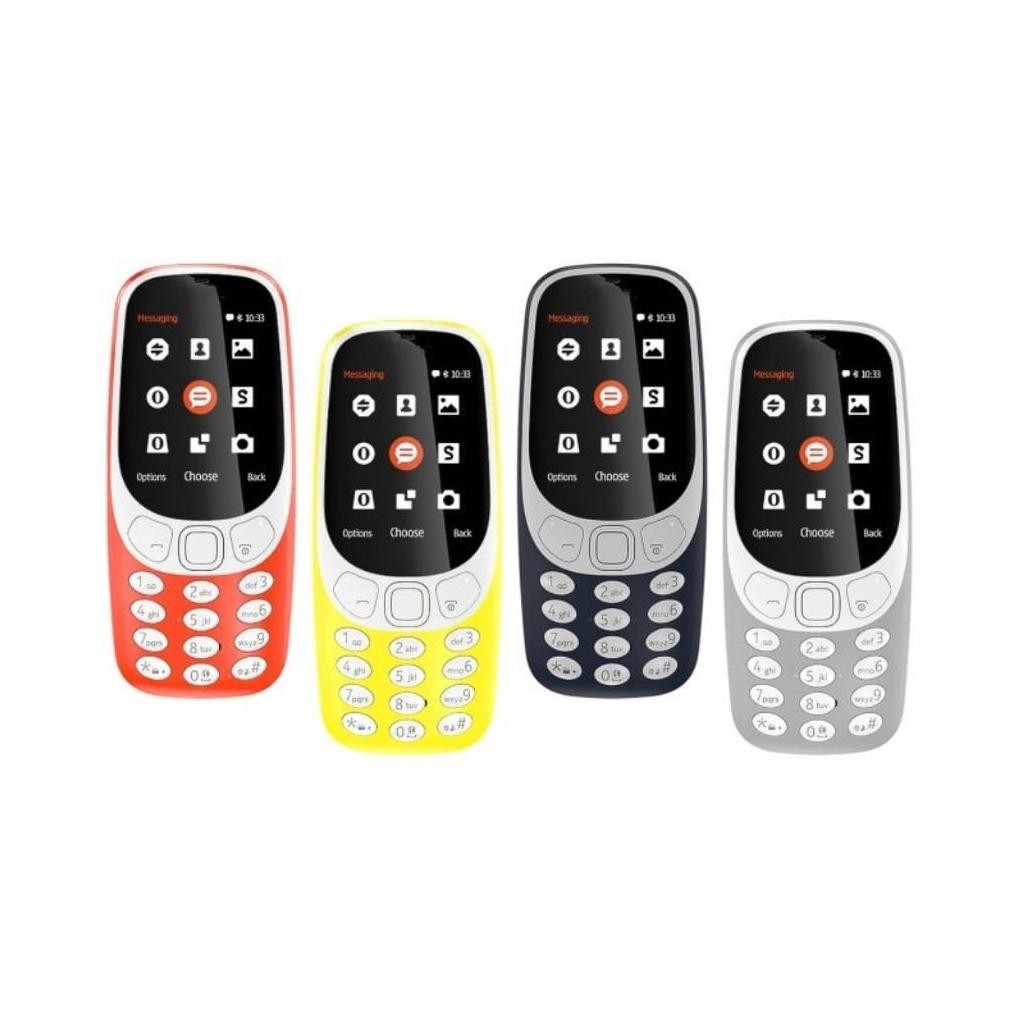 Hp Nokia 3310 Baru [Garansi 1 Tahun] Dual Sim - Radio, Musik, Bluetooth, Senter - Makkaaronphone