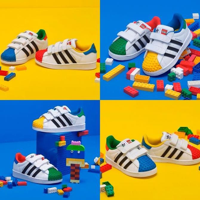 Sepatu Adidas Superstar 360 X Lego / Sepatu Anak / Sepatu Adidas Kids