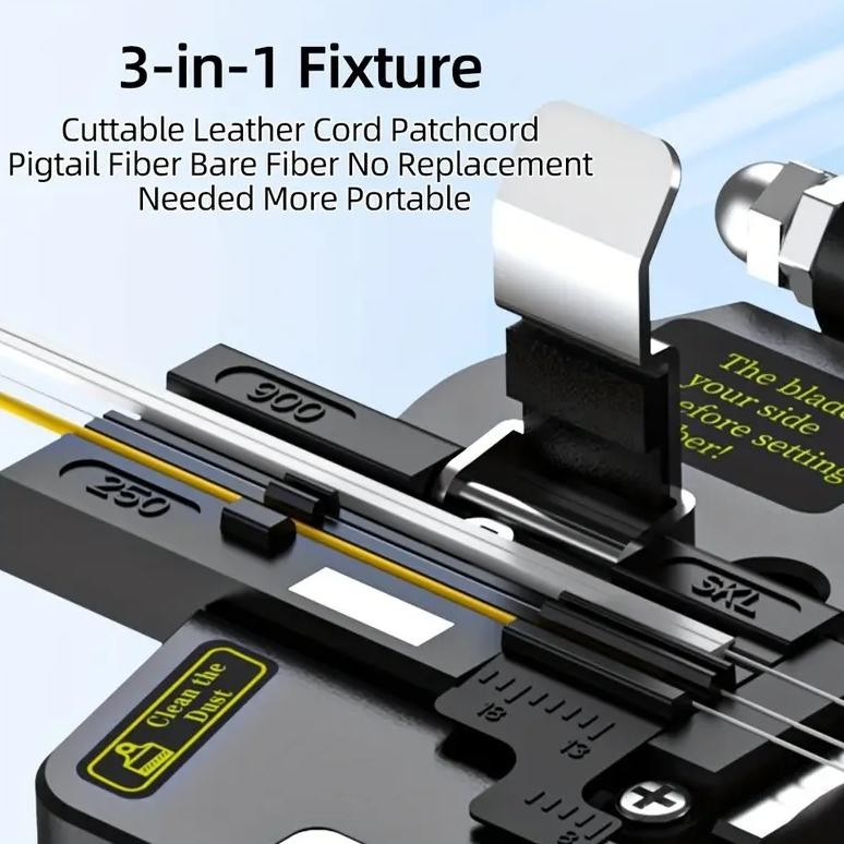 

Kt78 Skl-6C Dy-6C Metal Body Fiber Cleaver Cable Cutting Knife Fttt Fiber Optic Knife Tools Cutter Fiber Cleavers 16 Surface Blade Kt78