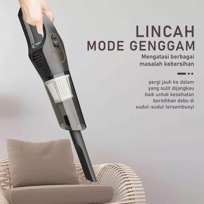 Vacuum Cleaner 5In1 Vakum Penyedot Debu Portable Cordless Multifungsi / Alat Pel Lantai / Sapu Lanta