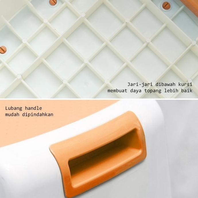 Kursi Jongkok Plastik Murah Bangku Jongkok Plastik Tebal Bangku Plastik Pendek Tebal Berkualitas-B02