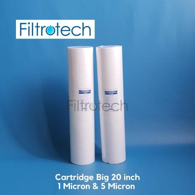 Diskon Filter Catridge Sediment Big Blue Filter Cartridge 20 Inch 1 Micron & 5 Micron