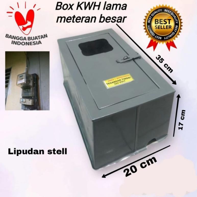Box Meteran Listrik KWH Model Lama Ukuran Besar./Tutup Meteran Listrik Model Lama
